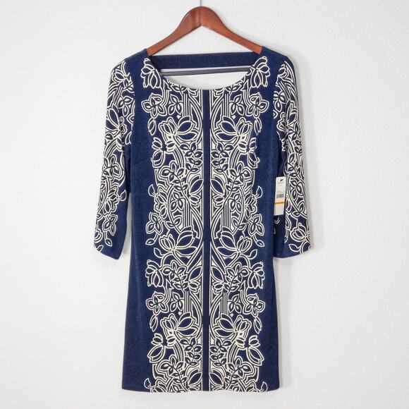 Laundry by Shelli Segal Women’s Dress Indie Statement Print Resortwear Small - Picture 1 of 13